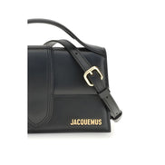 Geantă Jacquemus Bambino neagră din piele
