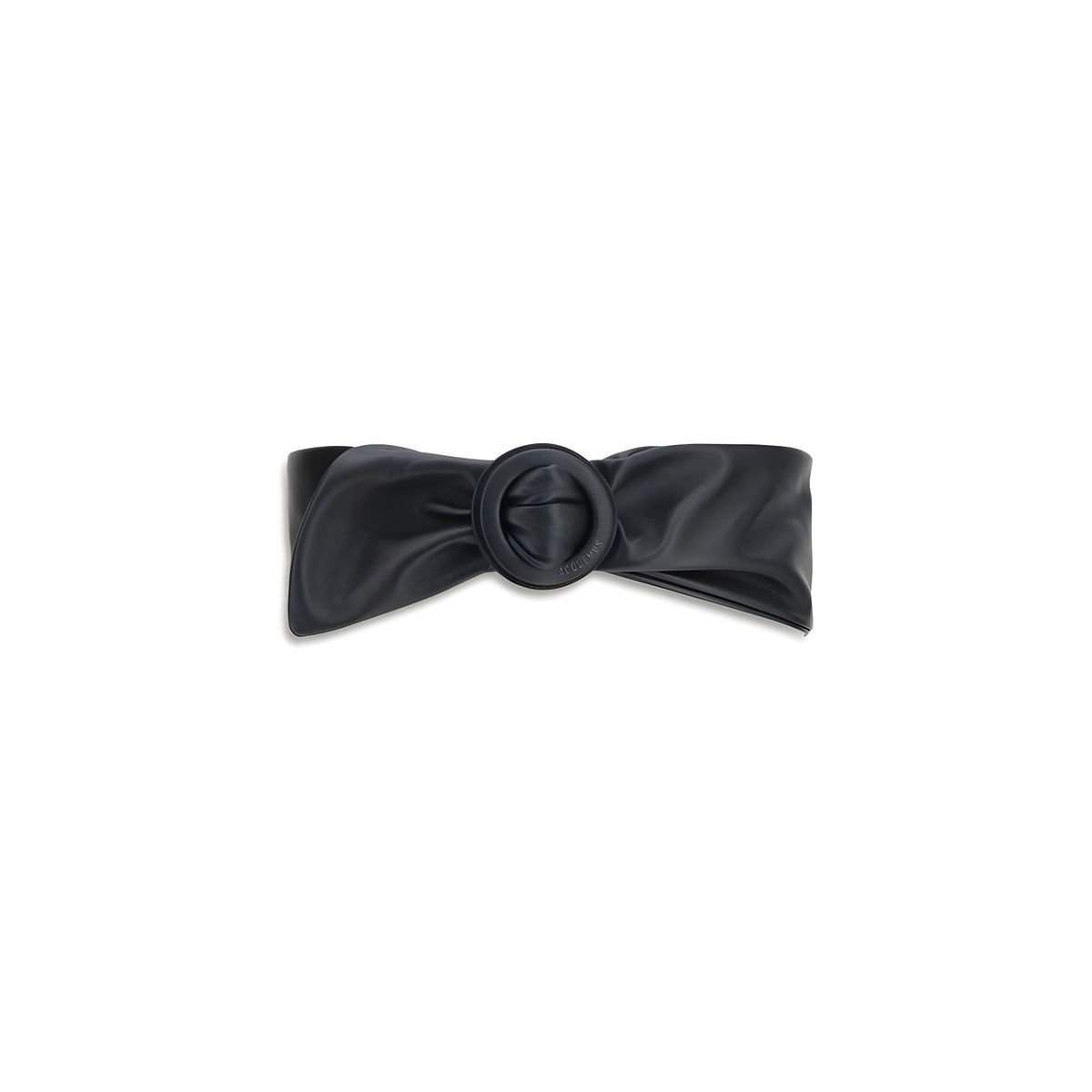 Jacquemus Black Calf Leather High-Waist Belt