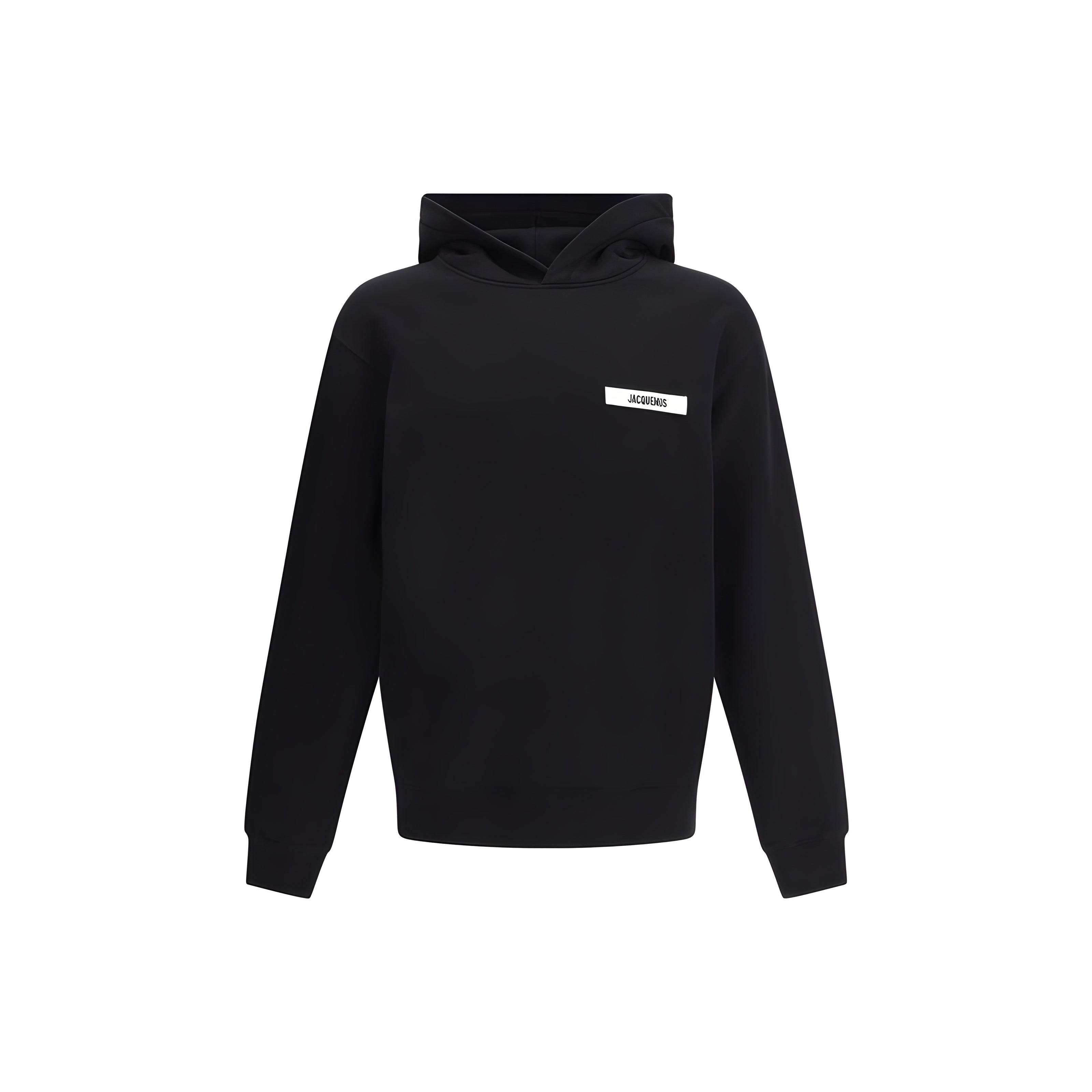 Hanorac Jacquemus negru din bumbac