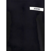 Hanorac Jacquemus negru din bumbac