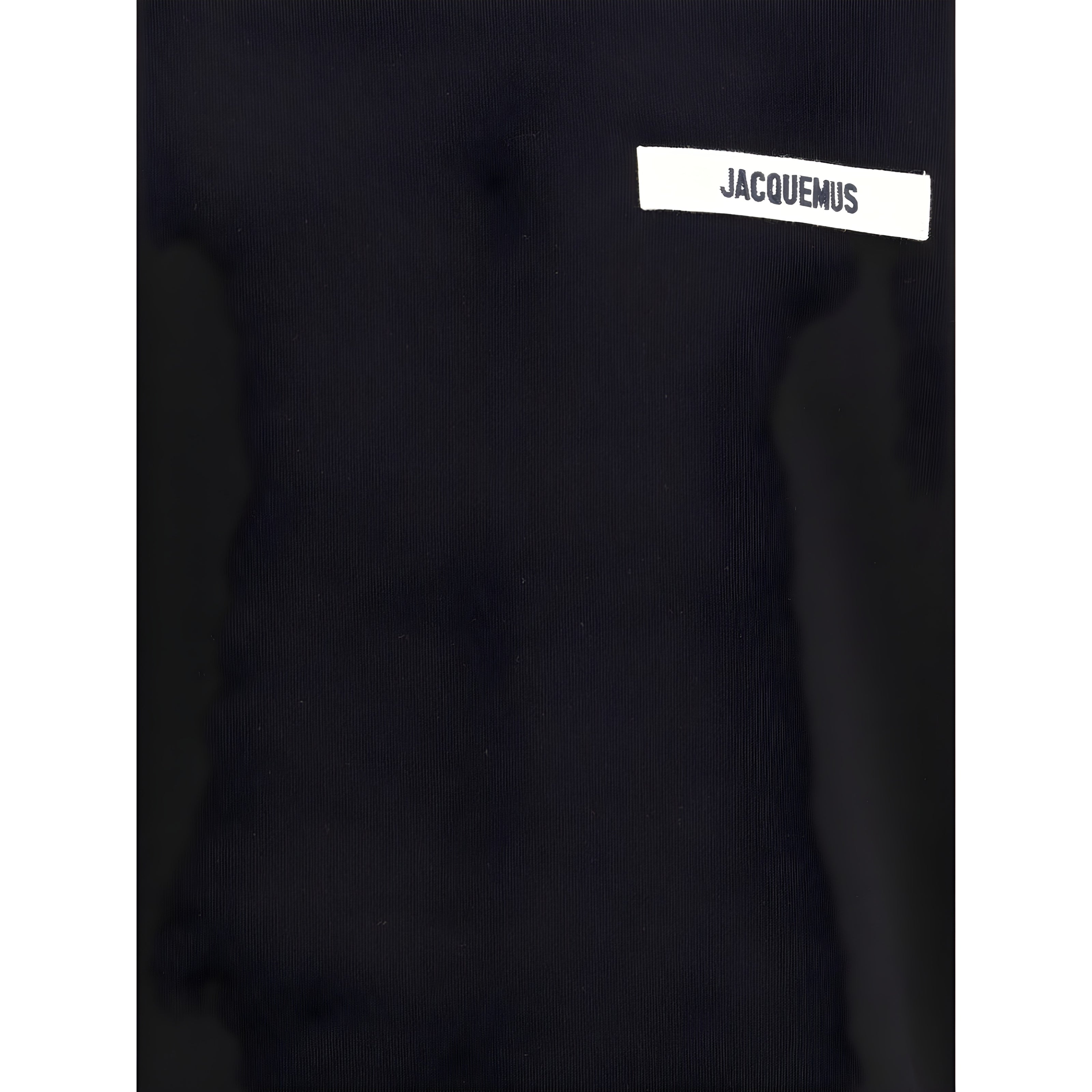 Hanorac Jacquemus negru din bumbac