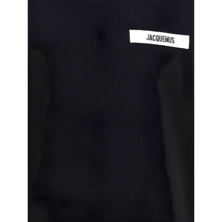Hanorac Jacquemus negru din bumbac