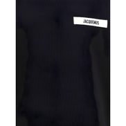 Hanorac Jacquemus negru din bumbac