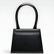 Jacquemus Black  leather Le Chiquito moyen bag