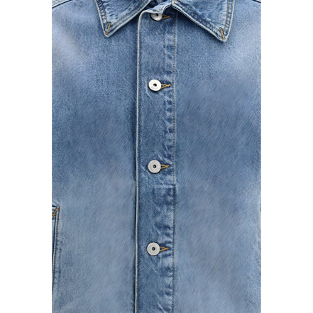 Jacquemus Geacă Albastră din Denim
