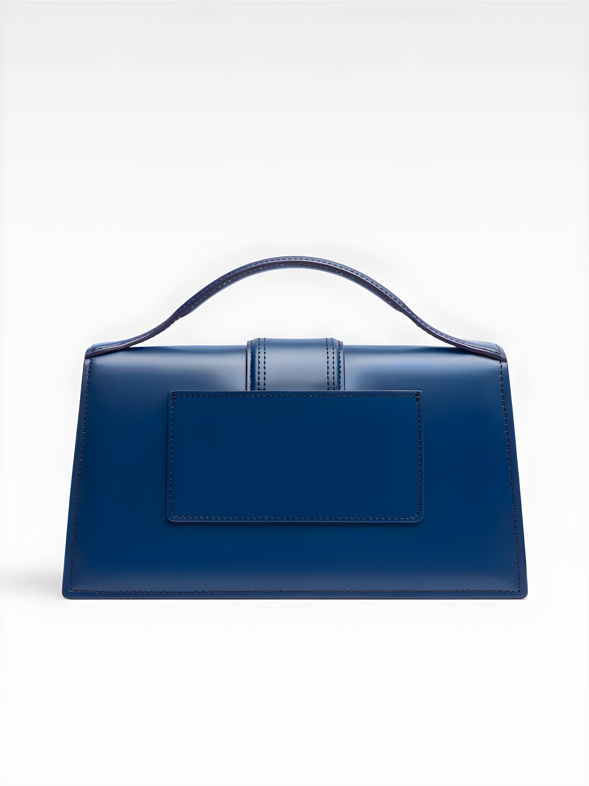 Jacquemus Dark Navy Leather Le Grand Bambino Handbag