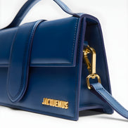 Jacquemus Dark Navy Leather Le Grand Bambino Handbag