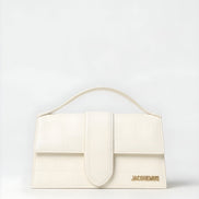 Geantă de mână Jacquemus Ivory Cocco Le Grand Bambino