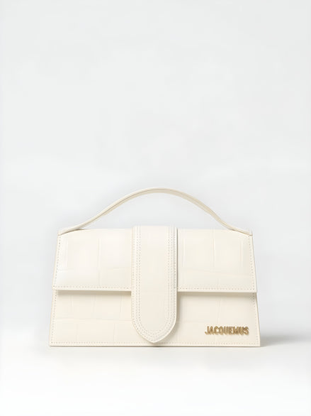 Jacquemus Ivory Cocco Le Grand Bambino Handbag