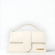 Jacquemus Ivory Cocco Le Grand Bambino Handbag