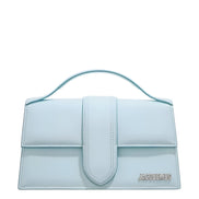 Jacquemus Pale blue Leather Le Grand Bambino Handbag