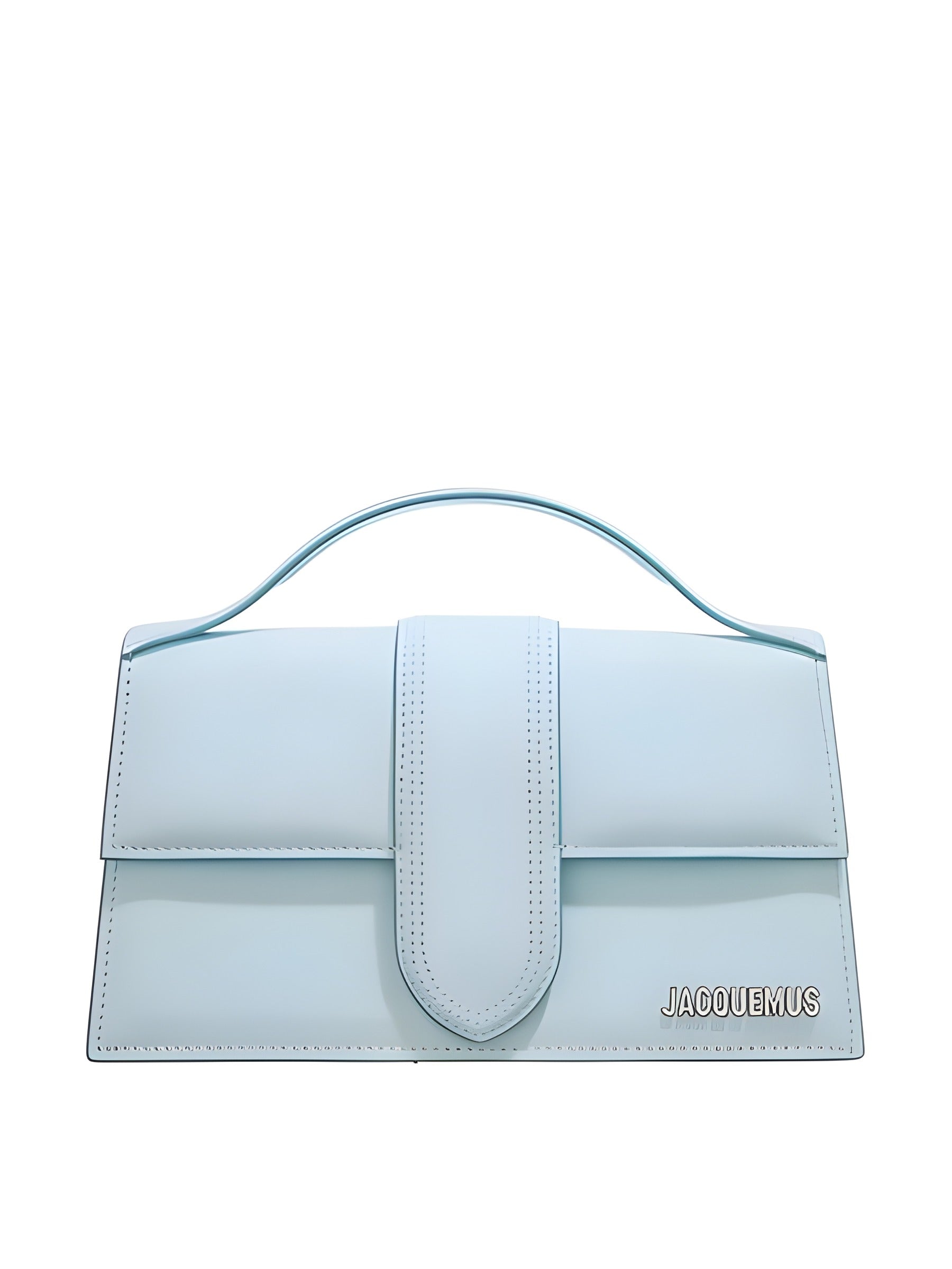 Jacquemus Pale blue Leather Le Grand Bambino Handbag