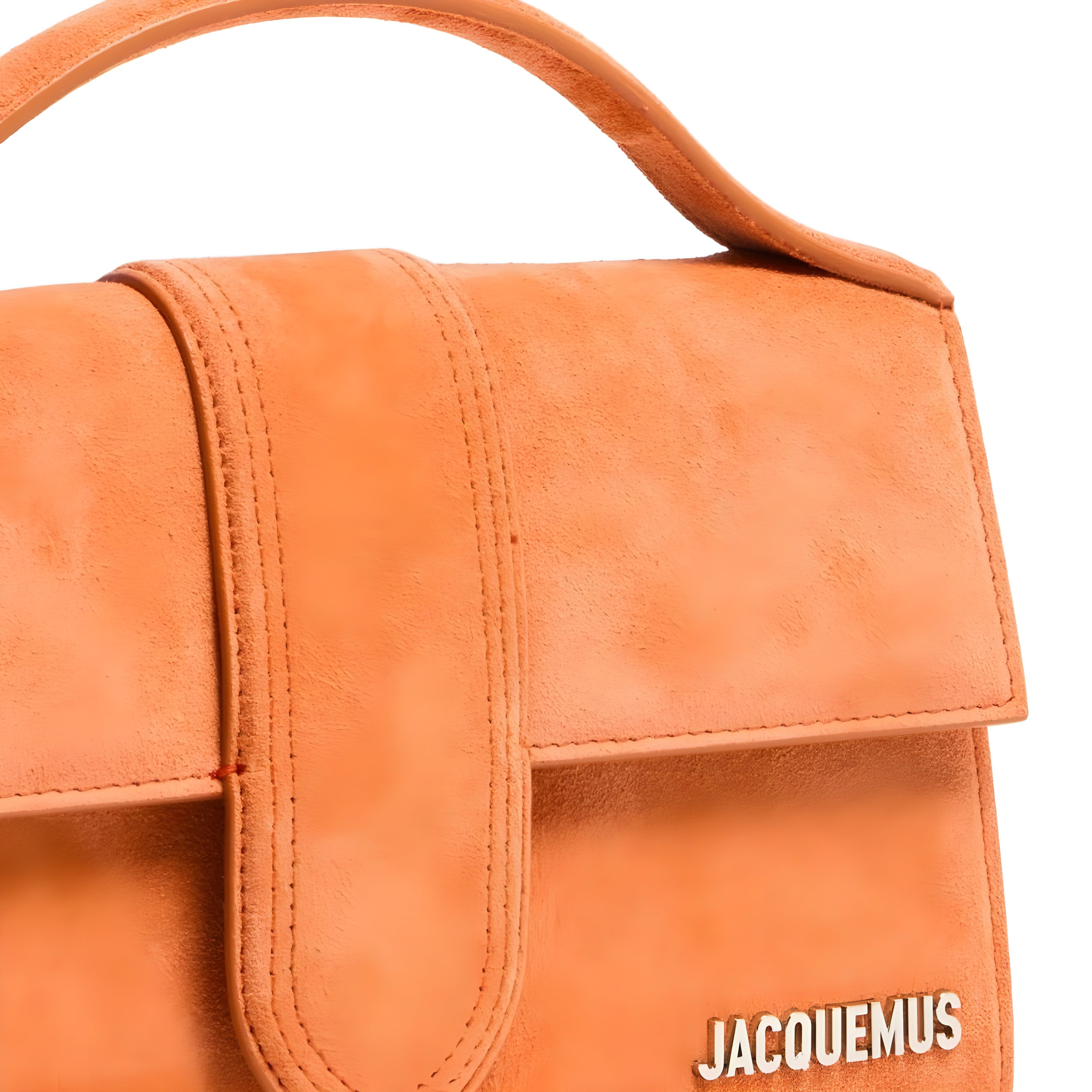 Jacquemus Terracotta Leather Le Grand Bambino Handbag