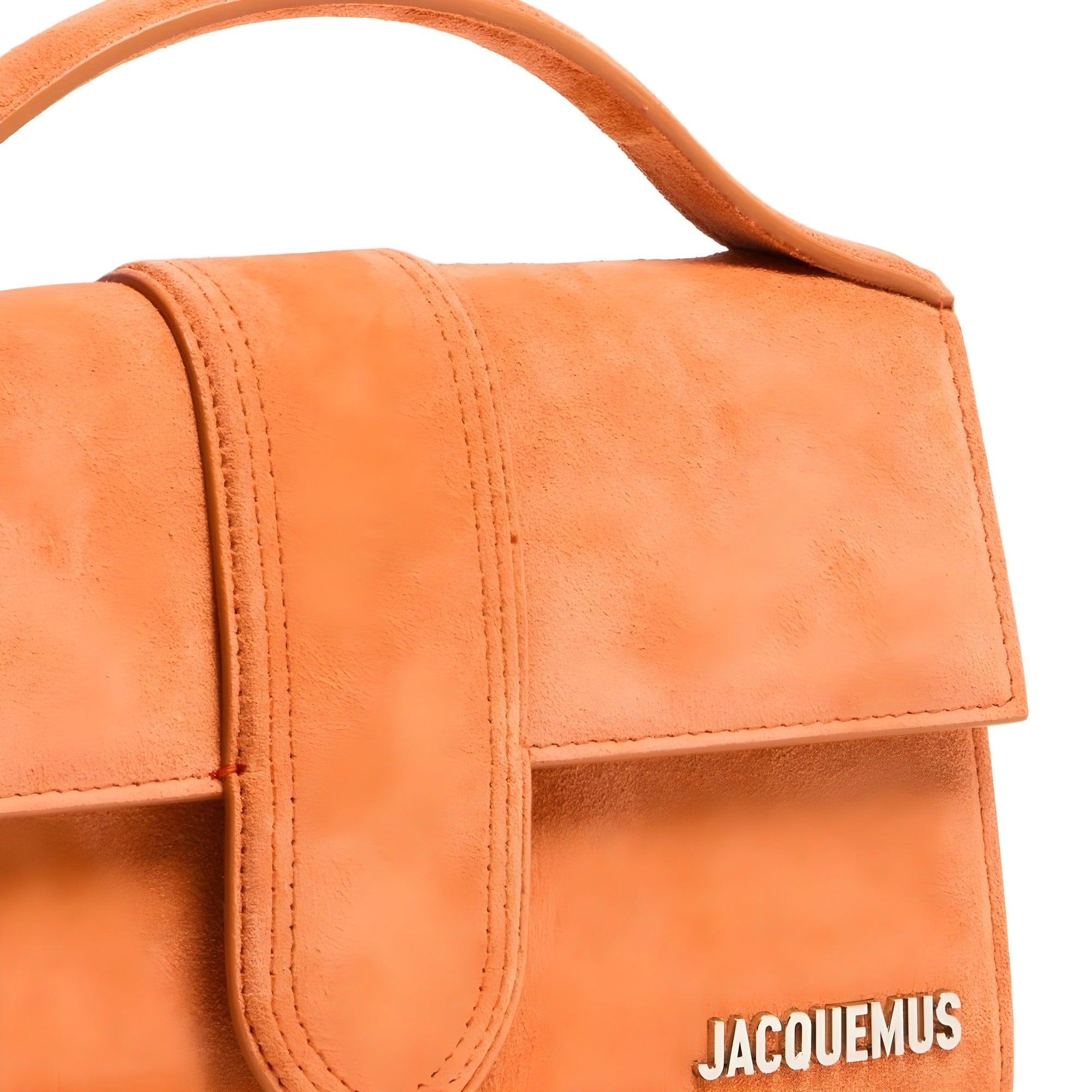 Jacquemus Terracotta Leather Le Grand Bambino Handbag