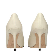 Pantofi cu toc înalt Jimmy Choo bej din piele