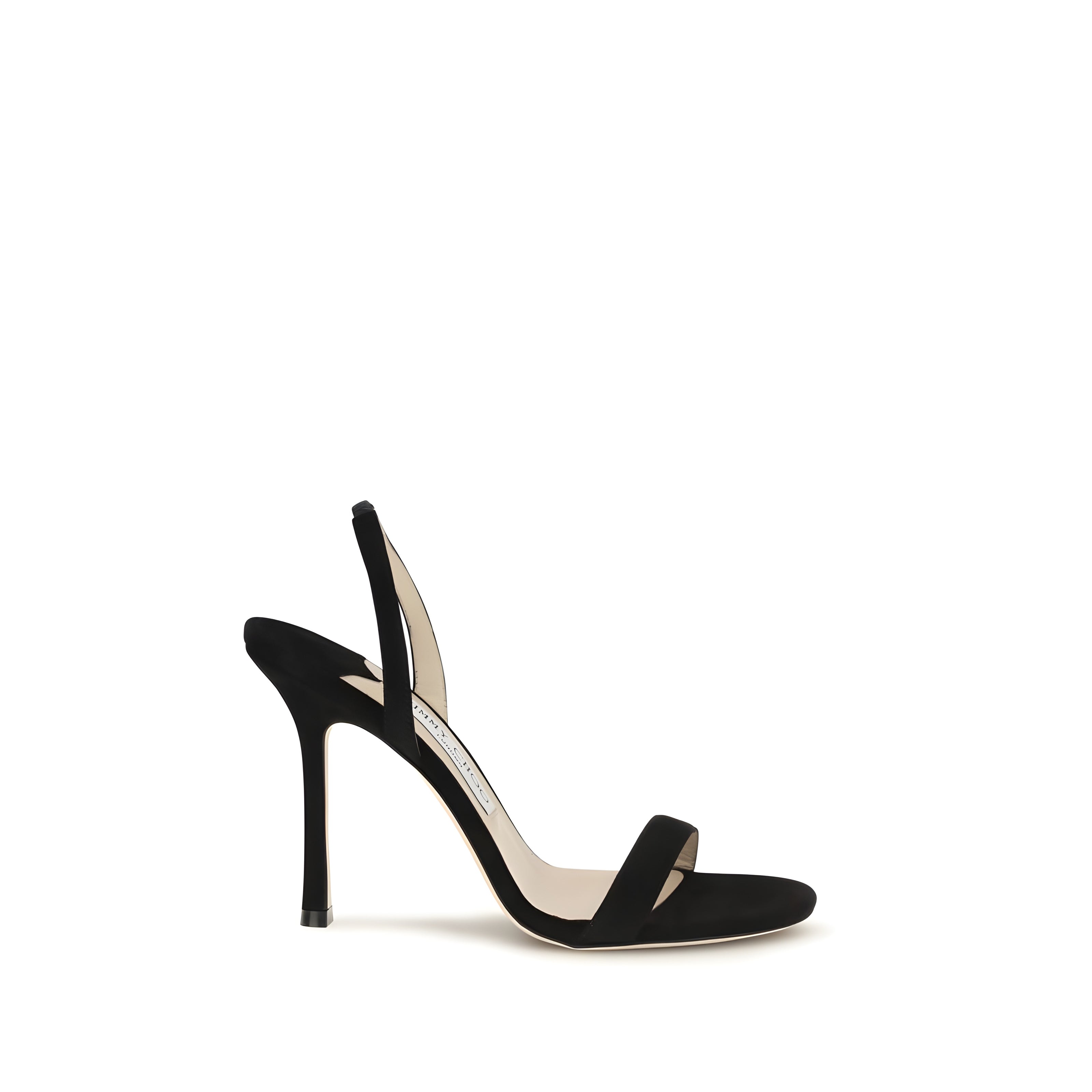 Jimmy Choo Black Stiletto Heel Sandals