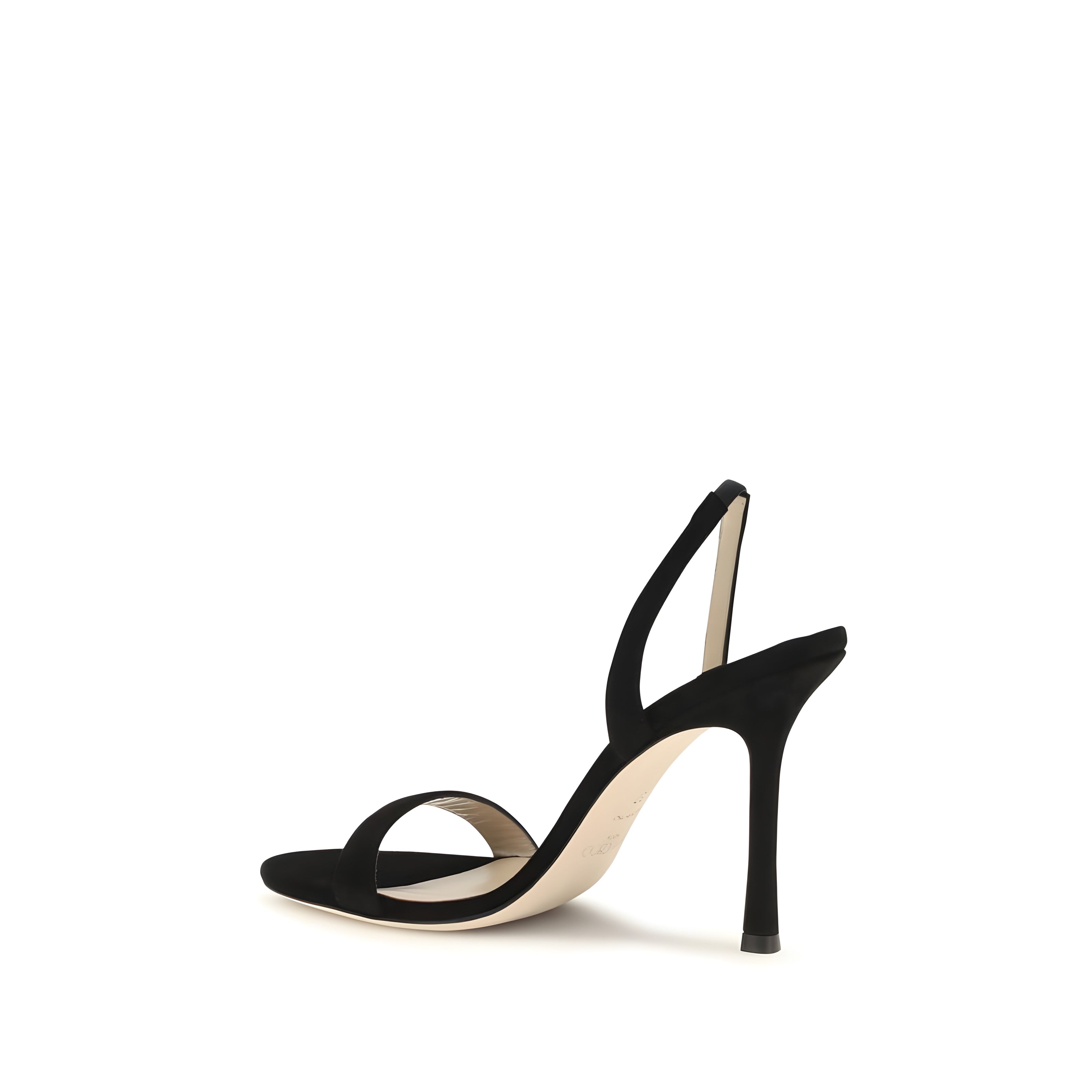 Jimmy Choo Black Stiletto Heel Sandals