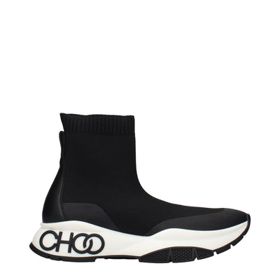Ghete Jimmy Choo negre din material textil