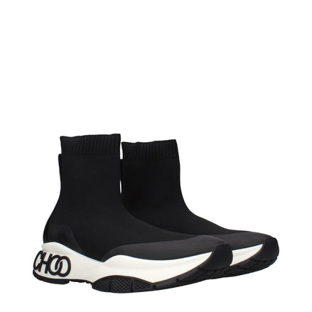 Ghete Jimmy Choo negre din material textil