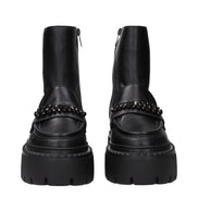 Jimmy Choo Black Leather Ankle Boots