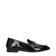 Loafers slip-on Jimmy Choo negri din piele