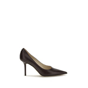 Pantofi cu toc înalt Jimmy Choo maro din piele