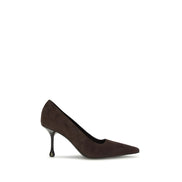 Pantofi stiletto Jimmy Choo din piele maro