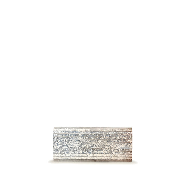 Geantă plic Jimmy Choo aurie din plexiglas