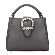 Jimmy Choo Gray Leather Handbag