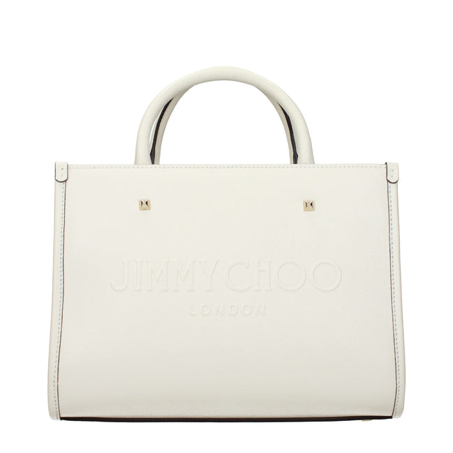 Jimmy Choo White Leather Handbag
