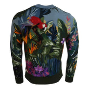 Pulover Dolce & Gabbana Jungle din lână și mătase cu logo