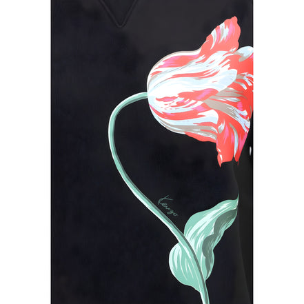 Kenzo Black Cotton Sweatshirt