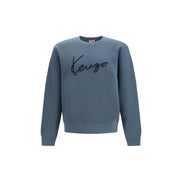 Kenzo Blue Cotton Sweatshirt