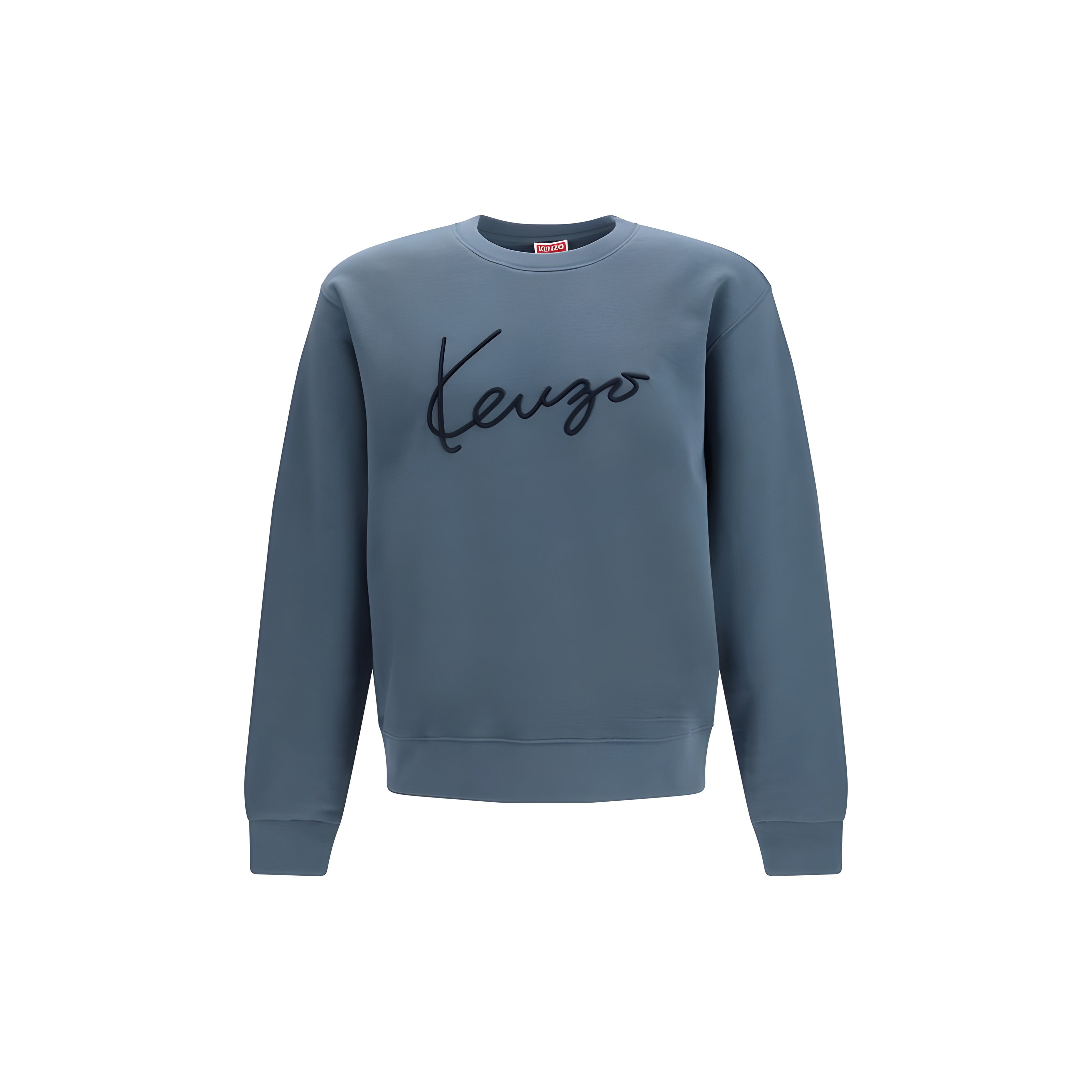 Kenzo Blue Cotton Sweatshirt
