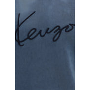 Kenzo Blue Cotton Sweatshirt