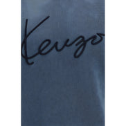 Kenzo Blue Cotton Sweatshirt
