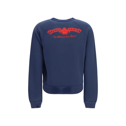 Hanorac Kenzo din bumbac albastru