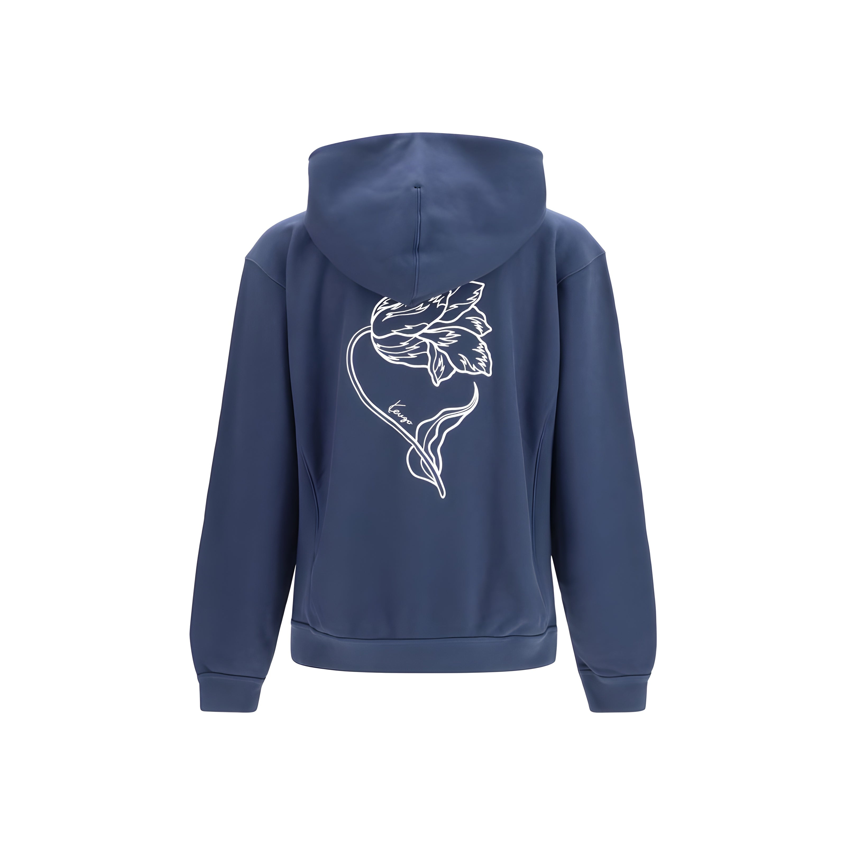 Hanorac Kenzo din bumbac albastru
