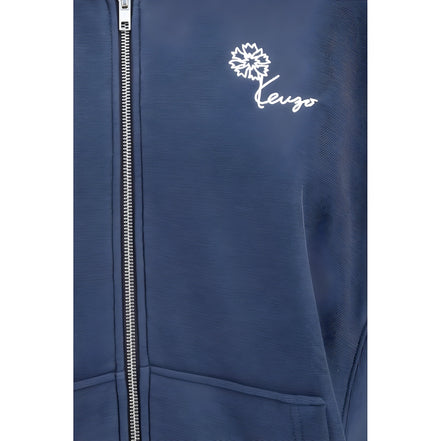 Hanorac Kenzo din bumbac albastru