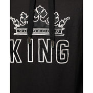 Hanorac Dolce & Gabbana KING Black Orchid Floral Crown Logo