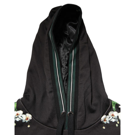 Hanorac Dolce & Gabbana KING Black Orchid Floral Crown Logo