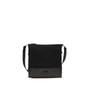 Geantă de umăr Maison Margiela neagră din piele Hobo