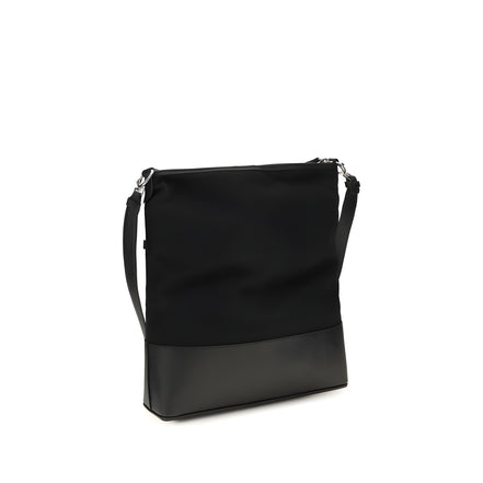 Geantă de umăr Maison Margiela neagră din piele Hobo