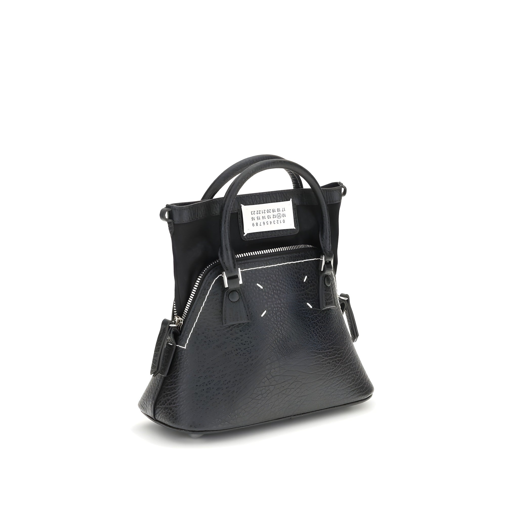 Maison Margiela Black Calf Leather Shoulder Bag