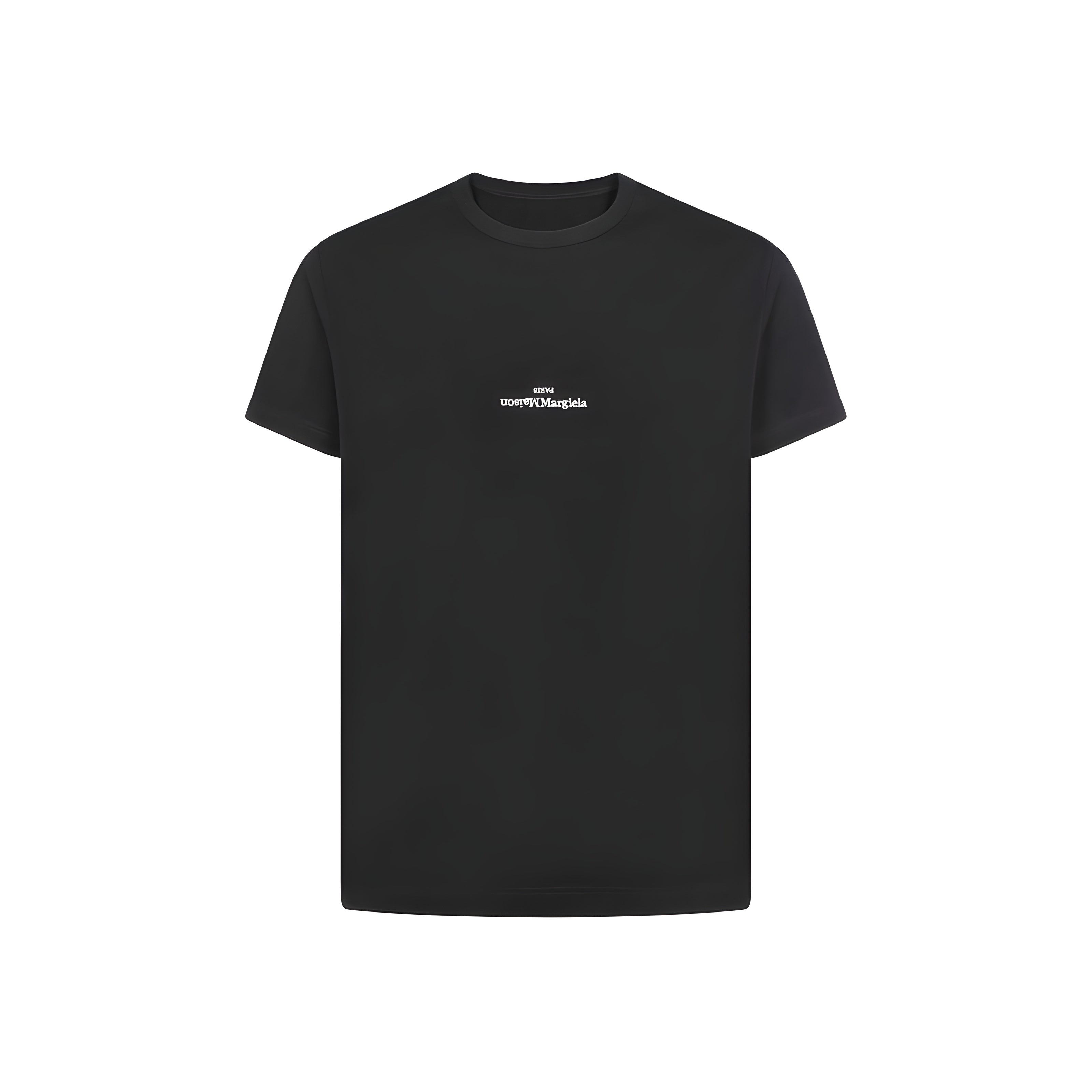Tricou Maison Margiela negru din bumbac