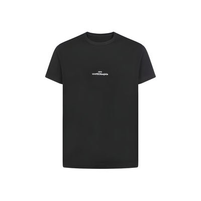 Tricou Maison Margiela negru din bumbac