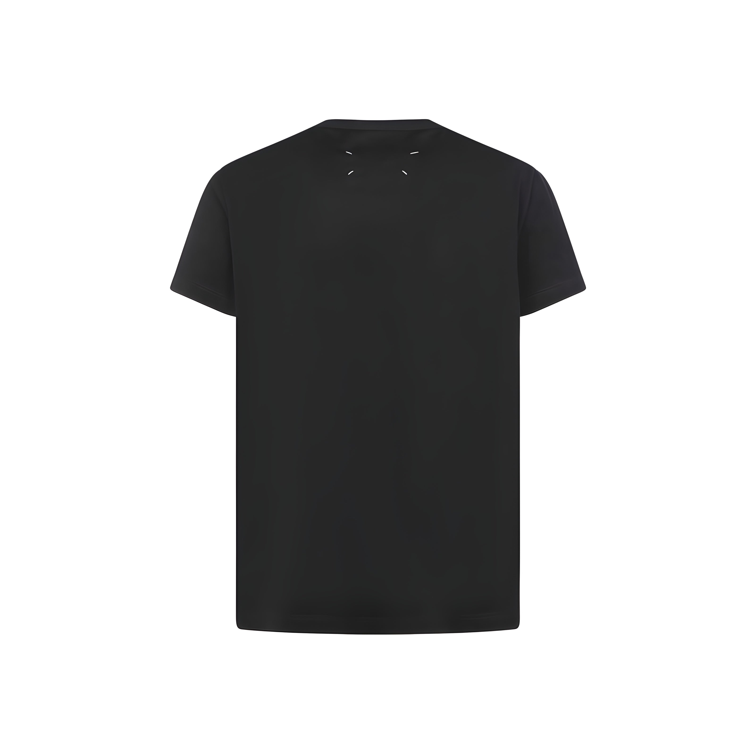 Tricou Maison Margiela negru din bumbac