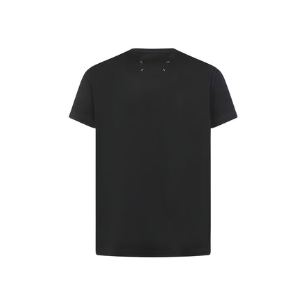 Tricou Maison Margiela negru din bumbac