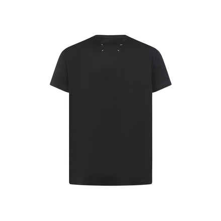 Tricou Maison Margiela negru din bumbac