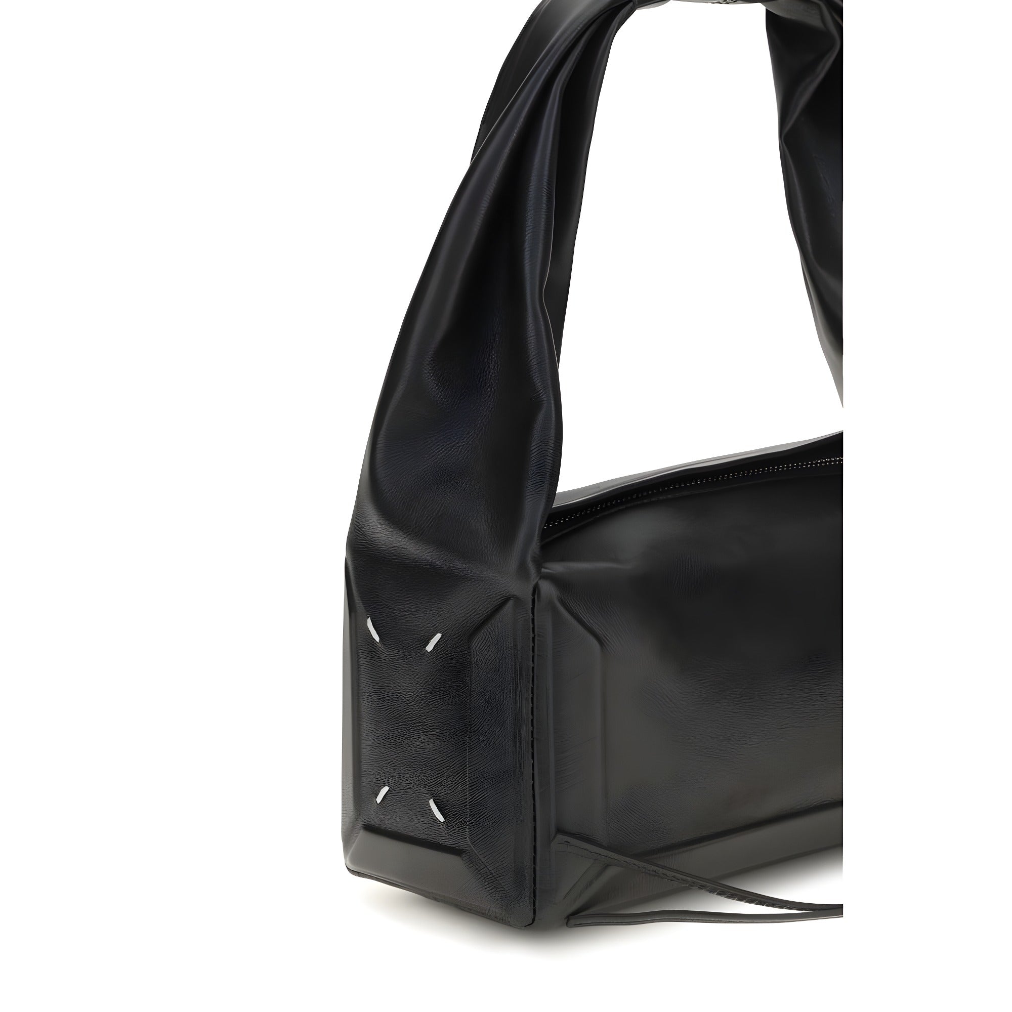 Geantă Maison Margiela neagră din piele